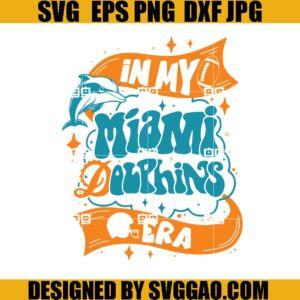 In my Miami Era, Miami Football SVG, NFL Football SVG