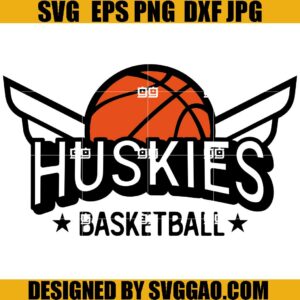 Huskies Basketball SVG, Huskies SVG