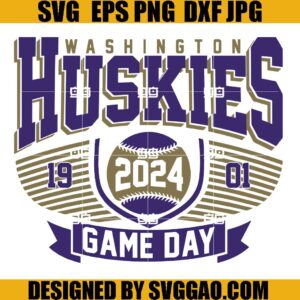 Washington Huskies 2024 SVG, Game Day SVG, Huskies SVG