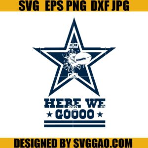 Yeah Here We Go Dak SVG, Prescott Dallas Cowboys Player SVG