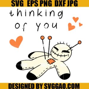 Anti Valentines Day SVG, Voodoo Doll SVG, Anti Valentine SVG