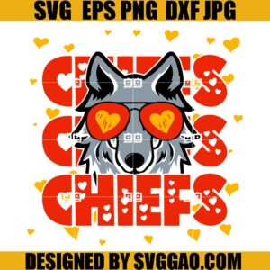 Retro NFL SVG, Chiefs KC Football SVG
