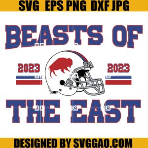 Buffalo Football SVG, Buffalo Playoffs SVG, Buffalo Beasts of the East SVG