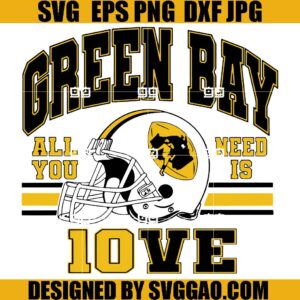 Green Bay SVG, Green Bay Football SVG