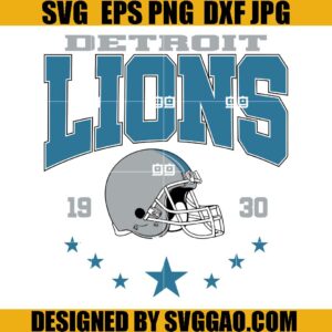 Detroit Lions 1930 SVG, Detroit Football SVG, Detroit NFL Football SVG