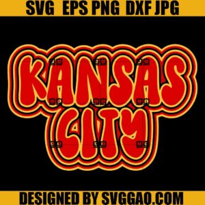 Retro Kansas City SVG, NFL Kansas City SVG, Football NFL SVG