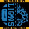 Detroit Football Est 1934 SVG, Detroit Football SVG, Lion SVG