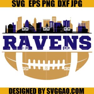 Ravens SVG, Football SVG, Baltimore SVG