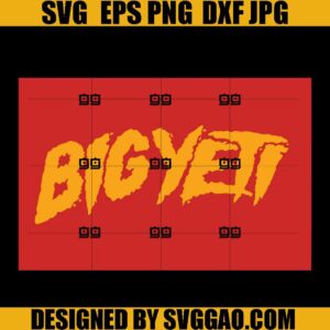 Big Yeti SVG, Big Yeti Kansas City Football SVG