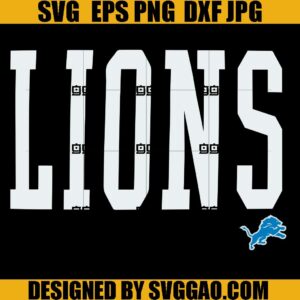 Lions Football SVG, Detroit Lions Football SVG, Nfl Football SVG