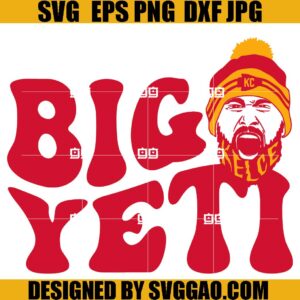 Big Yeti SVG, Kelce 87 Big Yeti SVG, Football NFL SVG