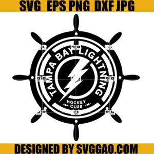 Tampa Bay Lightning SVG, Hockey Club SVG, NHL Hockey SVG