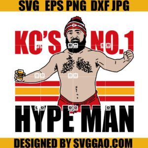 Jason Hype Man SVG, Kc's No.1 SVG
