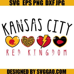 Red Kingdom SVG, Red Friday SVG, KC-Kansas City SVG