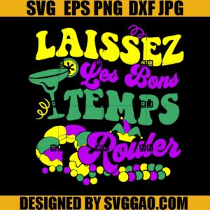 Laissez Les Bon Temps Rouler Mardi Gras 2024 SVG, Fat Tuesday SVG