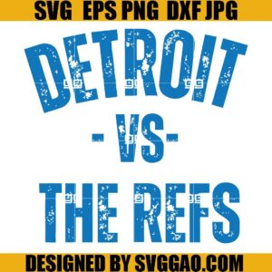 Detroit VS The Refs SVG, Detroit North Champs SVG, Detroit Lions SVG