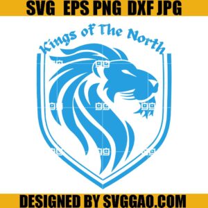 Kings of The North SVG, Detroit NFC North SVG, Detroit Lions SVG