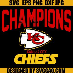Champion Chiefs Football SVG, Kansas City Chiefs SVG, NFL Football SVG