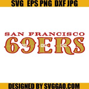 San Francisco Football SVG, Niner Gang San Fran SVG