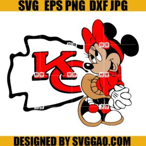 Minnie Kansas City Chiefs SVG, Kansas City Chiefs SVG