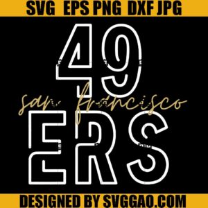 San Francisco 49ers SVG, San Fran Football SVG