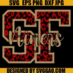 49errs SVG, Leopard San Fransisco SVG, Cheetah San Francisco SVG
