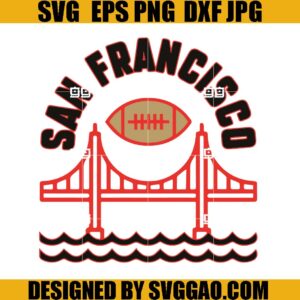 Retro San Francisco Football SVG, Football SVG