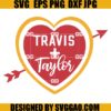 Taylor + Travis Chiefs Era SVG, Travis Chiefs Era Football SVG