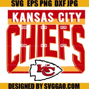 Kansas City Football SVG, Football Team SVG, KC NFL SVG