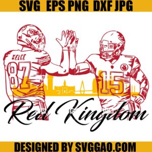 Red Kingdom SVG, 87 15 Kc Football SVG, Kansas City SVG