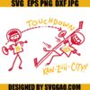 Touchdown Kan Zuh City SVG, Mahomes Kelce SVG, Football NFL SVG