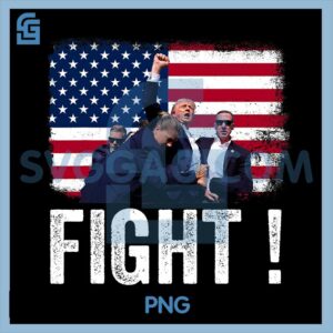 Trump 2024 Fight PNG, Vote Trump 2024 PNG