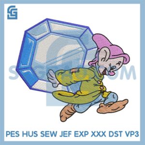 Dopey Snow White Embroidery File