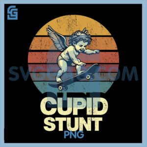 Cupid Stunt PNG, Sarcastic Offensive Humor Embarrassing PNG, Retro 1970's Cupid Stunt PNG