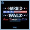 Harris Waltz 2024 PNG, We Are Not Going Back Kamala Harris Waltz PNG