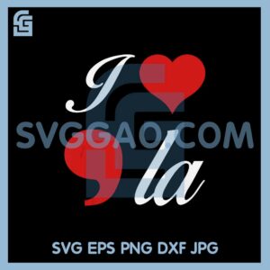 I Love Comma La PNG, I Heart Kamala Harris PNG, I Love Kamala PNG