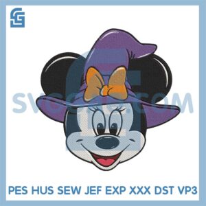 Head Mickey Minnie Embroidery Design File