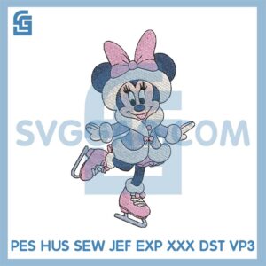 Minnie Mouse Disney Embroidery Design File