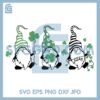 Funny Gnome St Patricks Day Svg, Gnomes Lucky Svg, Gnomes Patrick Svg