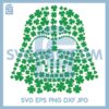 Darth Vader Patrick Svg, Darth Vader Shamrock Svg, Shamrock Svg