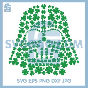 Darth Vader Patrick Svg, Darth Vader Shamrock Svg, Shamrock Svg