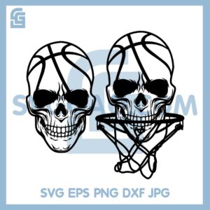 Basketball Skull Sports Dad Svg, Ball Life Design Svg