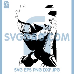 Hatake Kakashi One Eye Svg, Naruto Manga Character Svg, Anime Hatake Svg