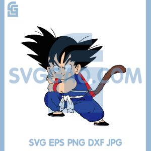 Goku Childhood Svg, Cartoon Dragon Ball Svg, Goku Anime Svg