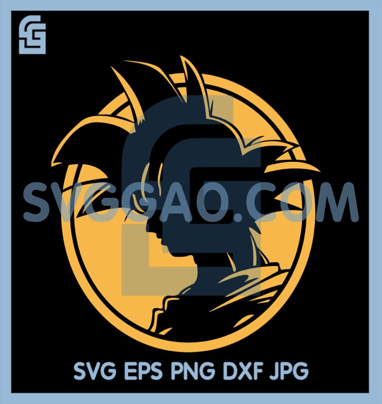 Goku Dragon Ball Z Black Svg, Anime Goku Svg, Son Goku Super Saiyan Svg ...