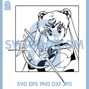 Anime Chars Svg, Gril Anime Svg
