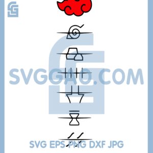Anti Village Symbol Svg, Cloud Svg, Anime Svg