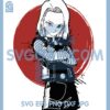 Android 18 Dragon Ball Svg, Dragon Ball Svg, Japan Anime Svg