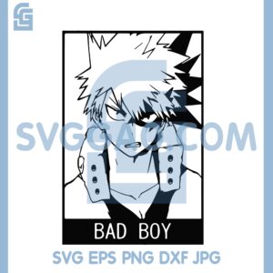 Bakugo Bad Boy Club Svg, Anime  Japanese Svg, Love Anime Svg