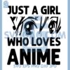 Anime Girl SVG, Girl Anime SVG, Anime New SVG